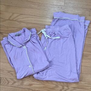 J. Crew Eco Dreamiest Pajama Set in Muted Orchid